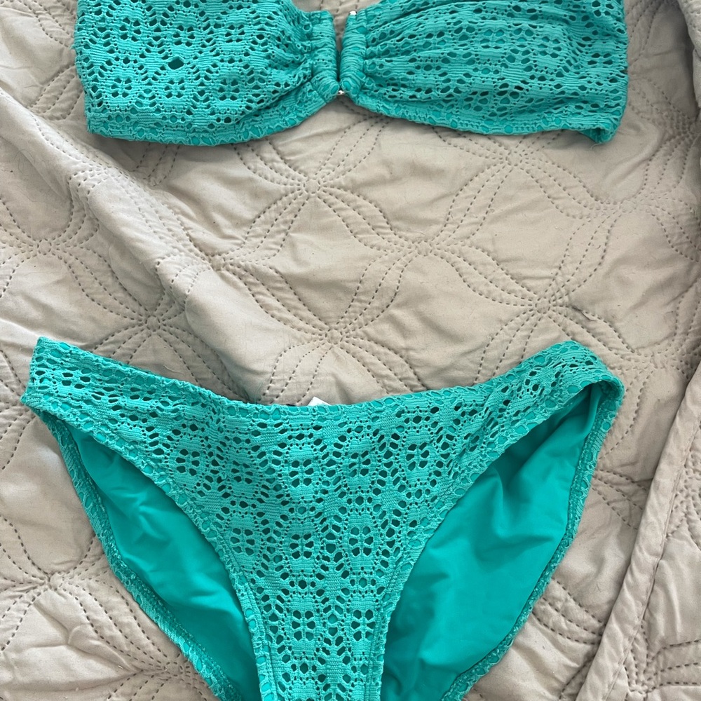 Teal bikini